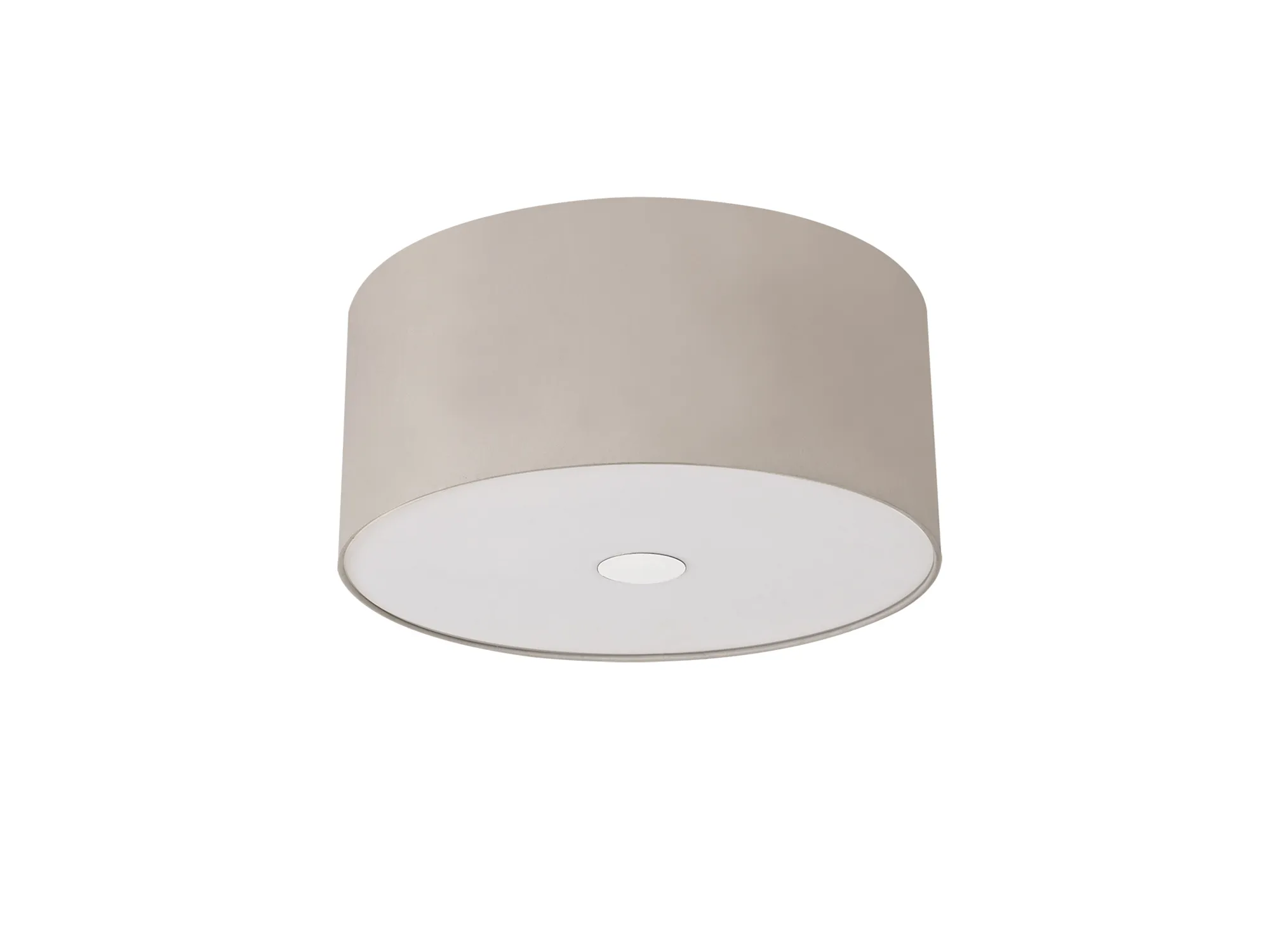 Baymont 40cm, Flush 3 Light Polished Chrome, Nude Beige/Moonlight, Frosted Diffuser DK0352  Deco Baymont CH NU